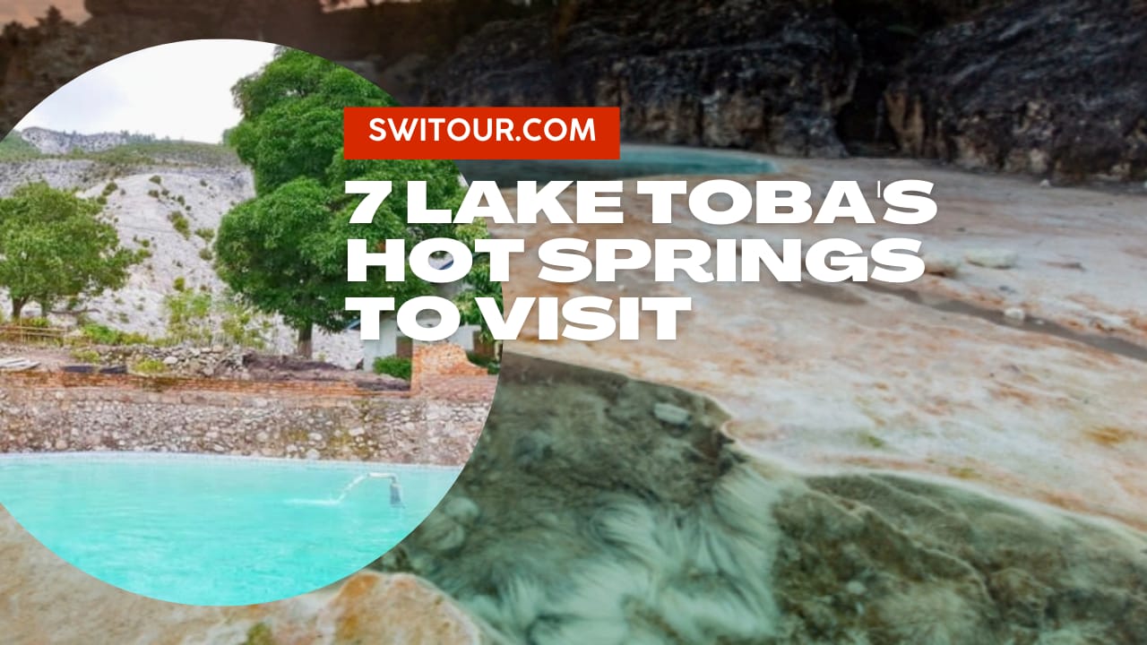 hot springs on Lake Toba