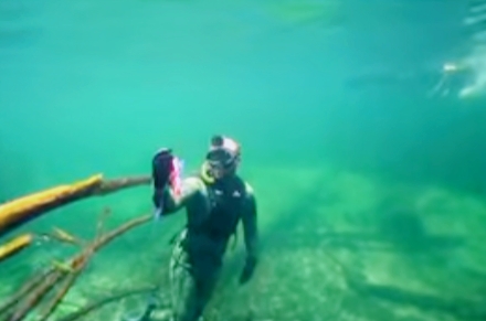 snorkeling in lake toba