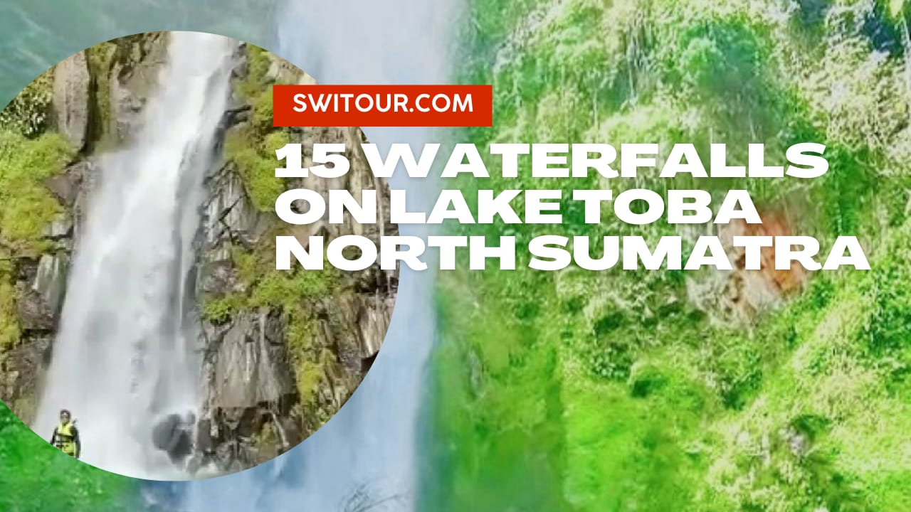 waterfalls in lake toba